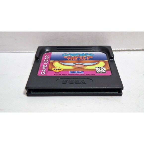 1995 SEGA GAME GEAR GARFIELD CAUGHT IN THE ACT & OEM CASE TESTED WORKING - Picture 7 of 9